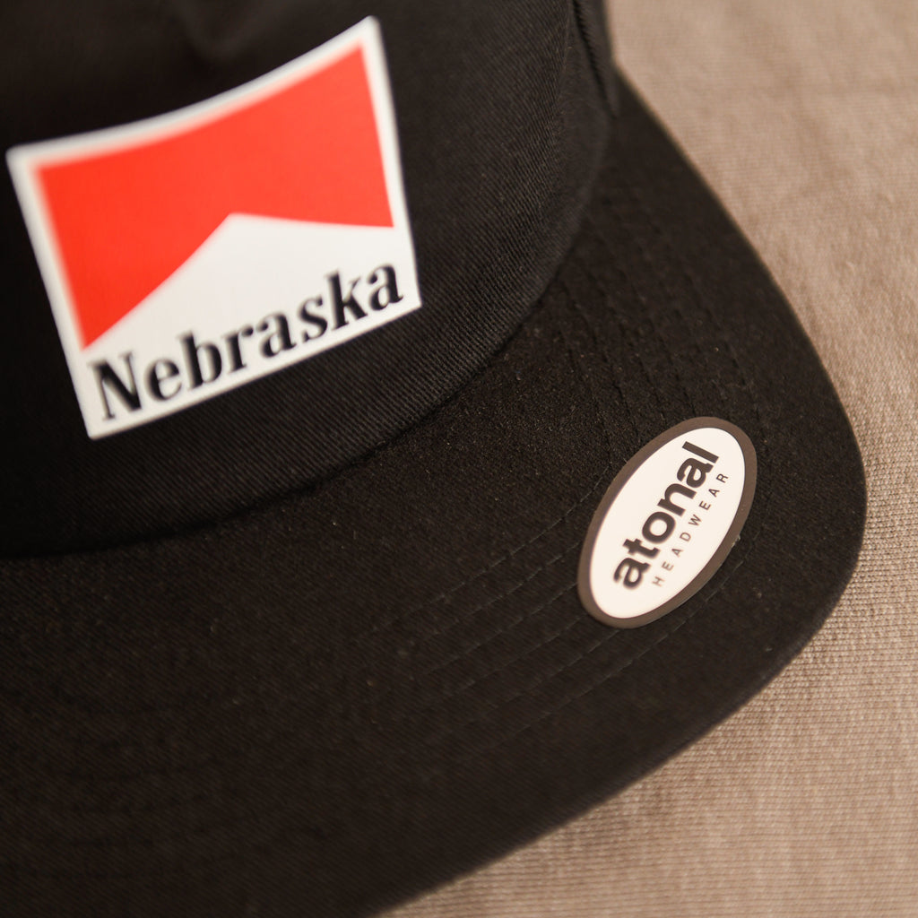 Nebraska Country Black Snapback Flatbill
