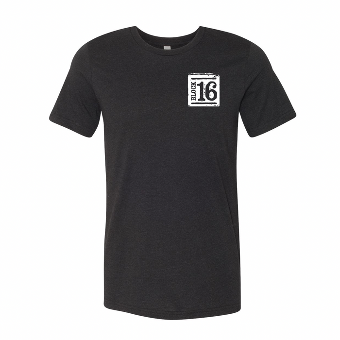 Block 16 - OG Shirt design - Heather Black