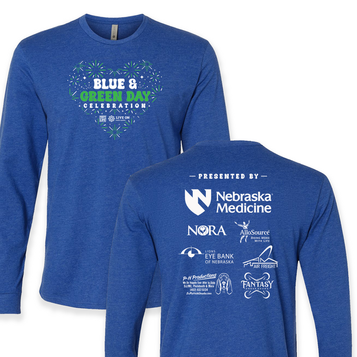 Live On Nebraska - Blue Long Sleeve