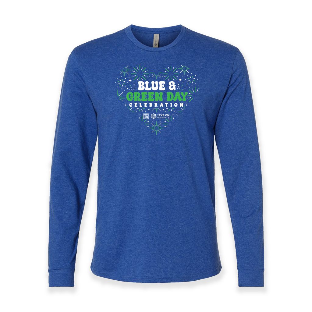 Live On Nebraska - Blue Long Sleeve