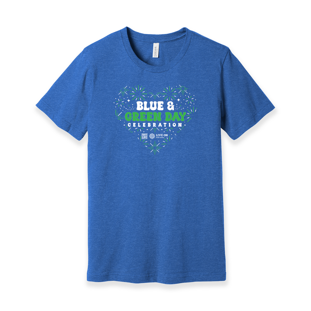 Live On Nebraska - Blue Shirt