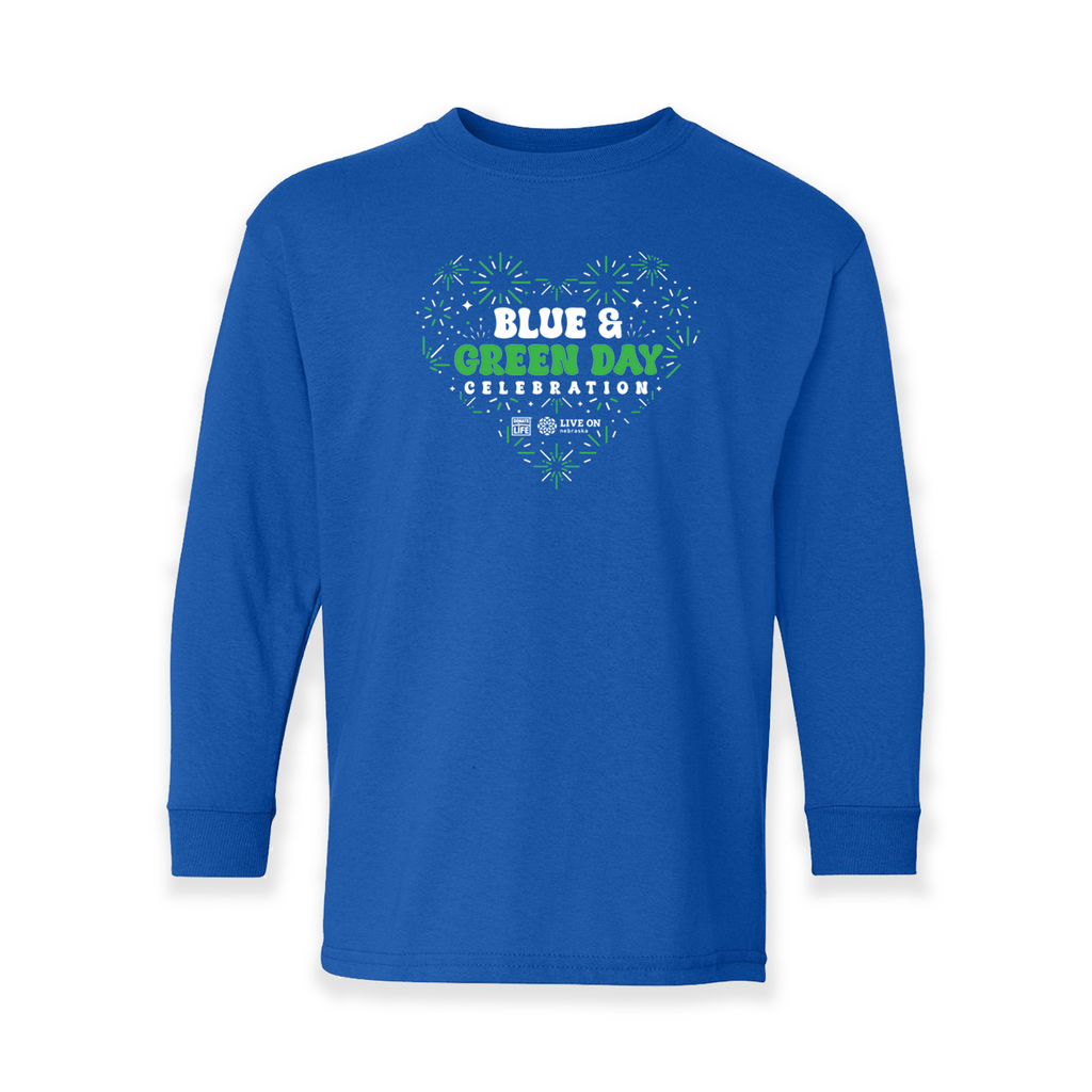 Live On Nebraska - Blue Long Sleeve Youth