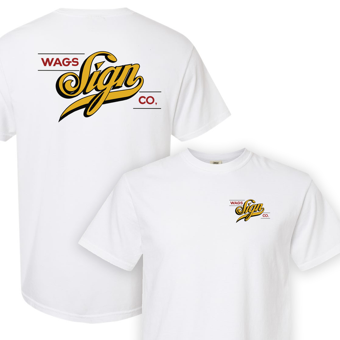 Wags Sign co - White
