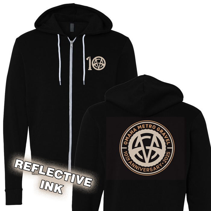 OMG - 10yr - Black Zip Hoodie