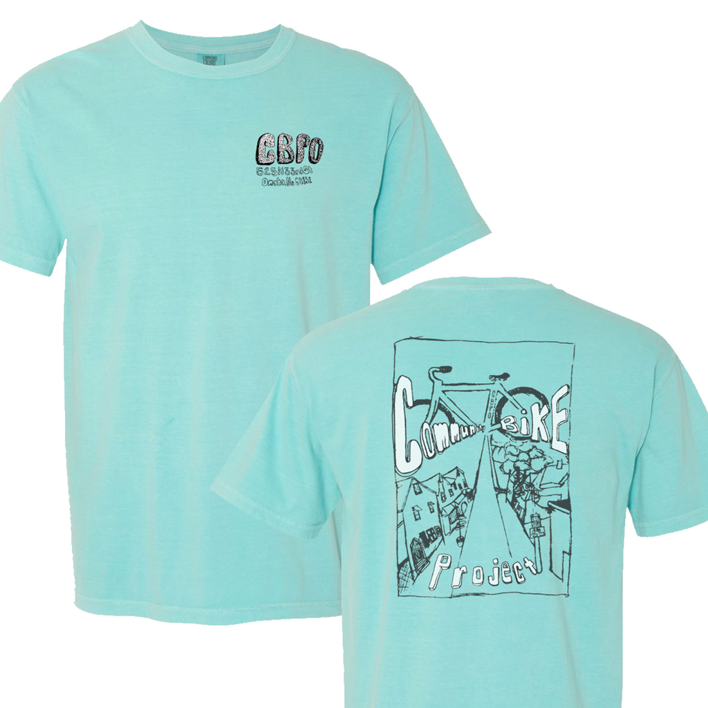 Community Bike Project - Reflective Ink - Chalky Mint