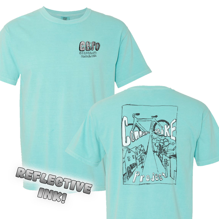 Community Bike Project - Reflective Ink - Chalky Mint