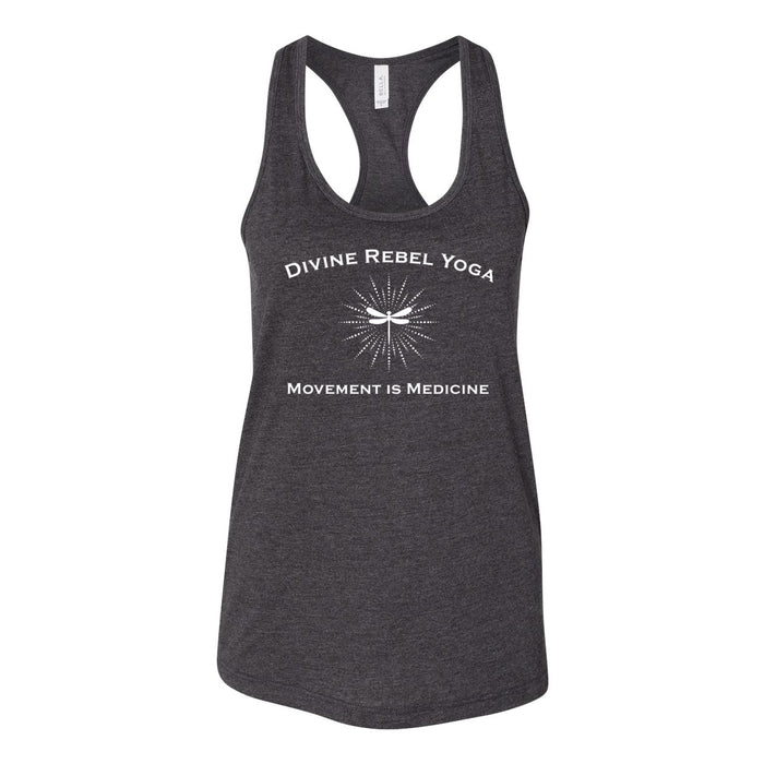 Divine Rebel Yoga tank - Charcoal