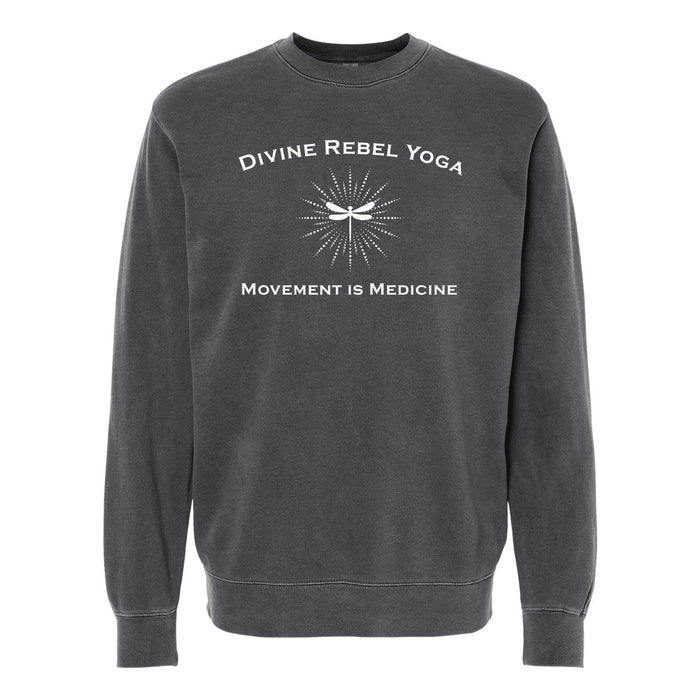 Divine Rebel Yoga crewneck - Pigment Black