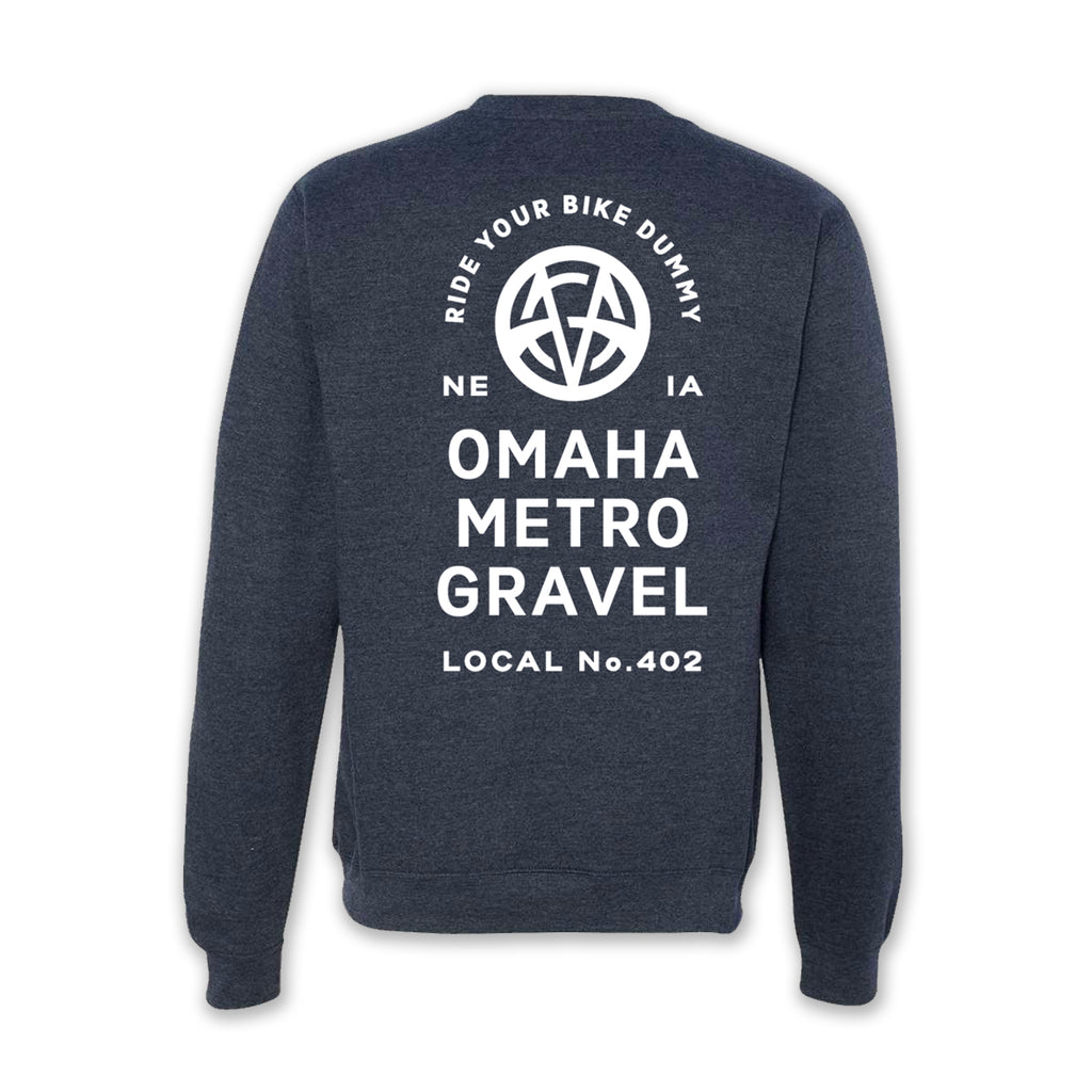 OMG - Crewneck - Heather Navy