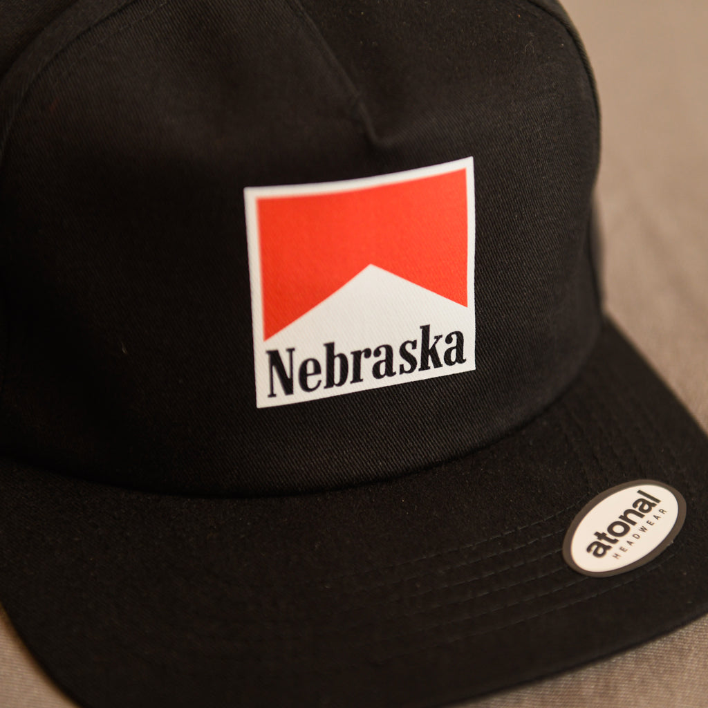 Nebraska Country Black Snapback Flatbill