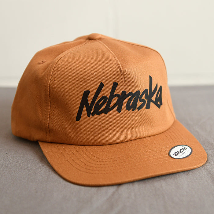 Nebraska Copper Snapback Flatbill