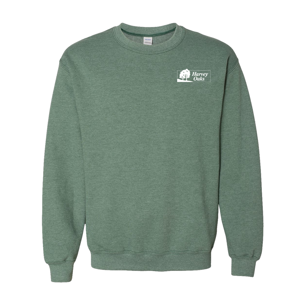 Harvey Oaks - Heather Forest Green Crewneck