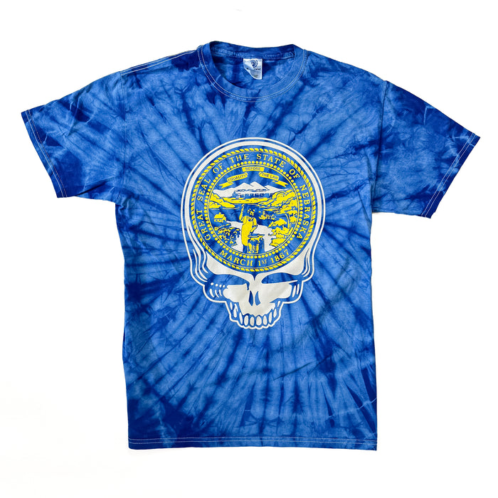 NEBRASKA STEALIE TIEDYE TEE
