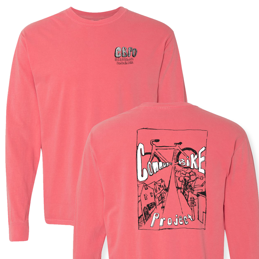 Community Bike Project - Reflective Ink - Watermelon Long Sleeve