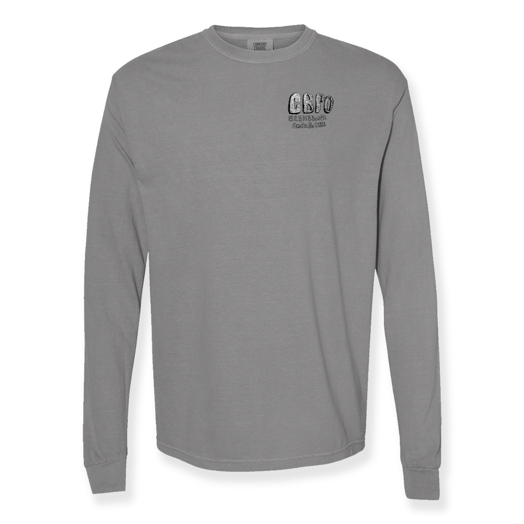 Community Bike Project - Reflective Ink - Grey Long Sleeve