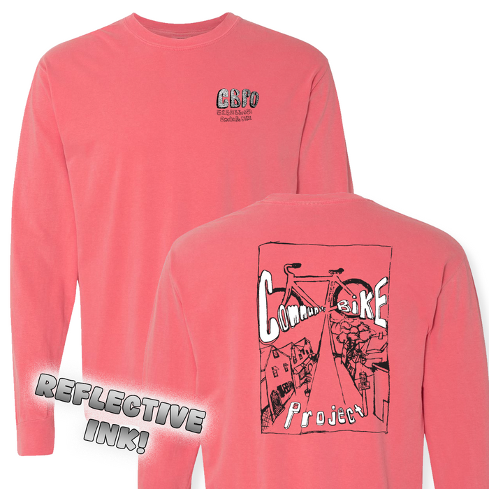 Community Bike Project - Reflective Ink - Watermelon Long Sleeve