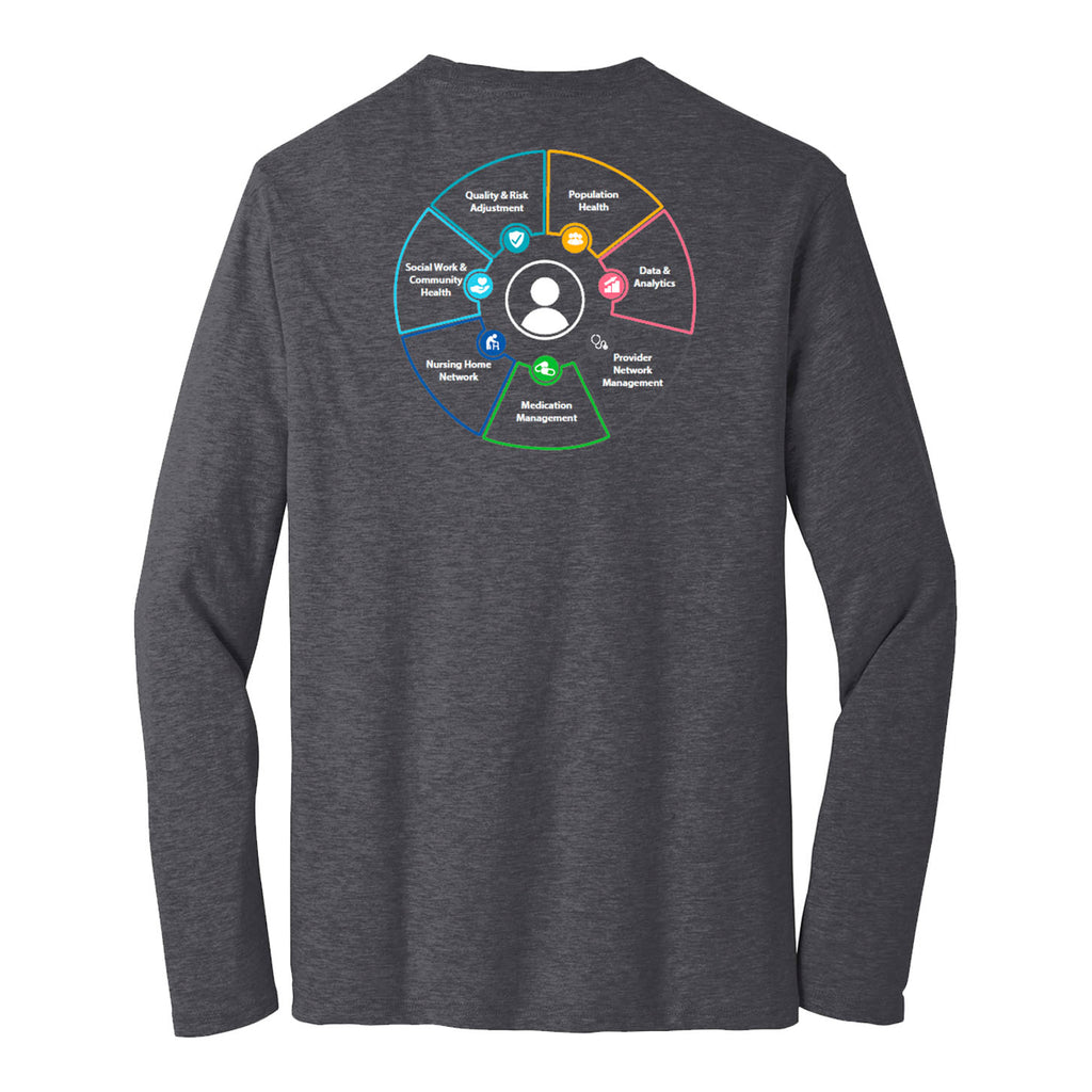 CHI Health Partners -  Unisex Short Sleeve - Dark Heather Grey