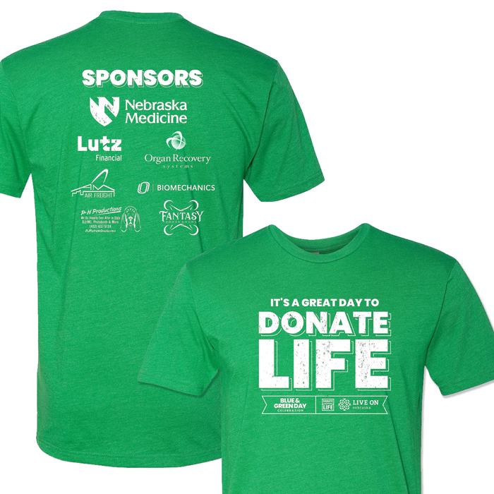 Live On Nebraska - Green Shirt