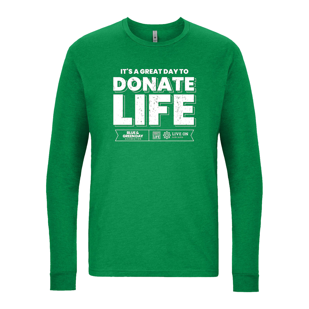 Live On Nebraska - Green Long Sleeve