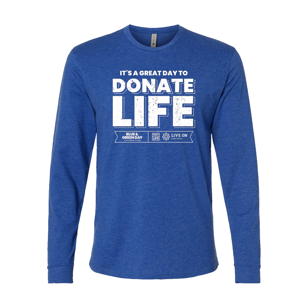 Live On Nebraska - Blue Long Sleeve