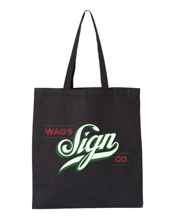 Wags Sign Co - Black Tote