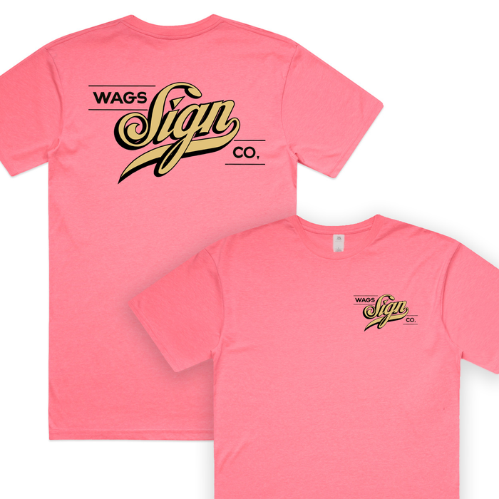 Wags Sign co - Safety Pink