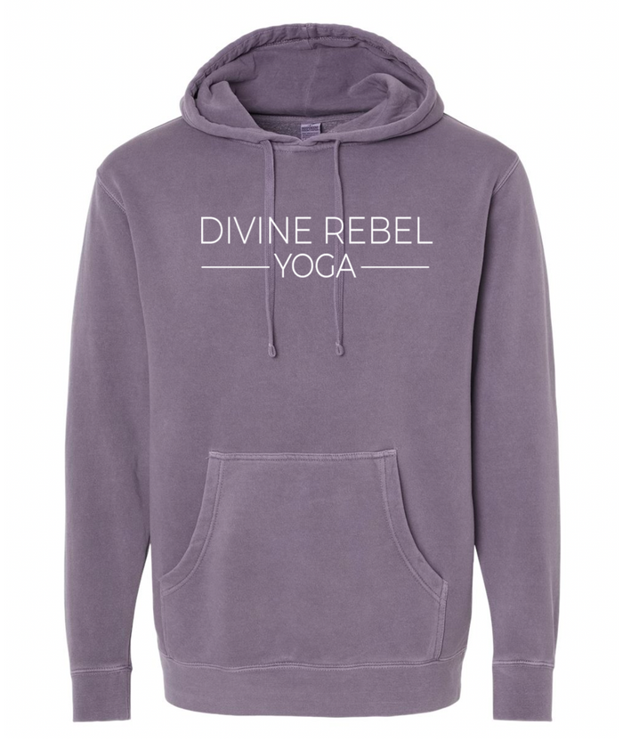 Divine Rebel Yoga Hoodie - Pigment Plum