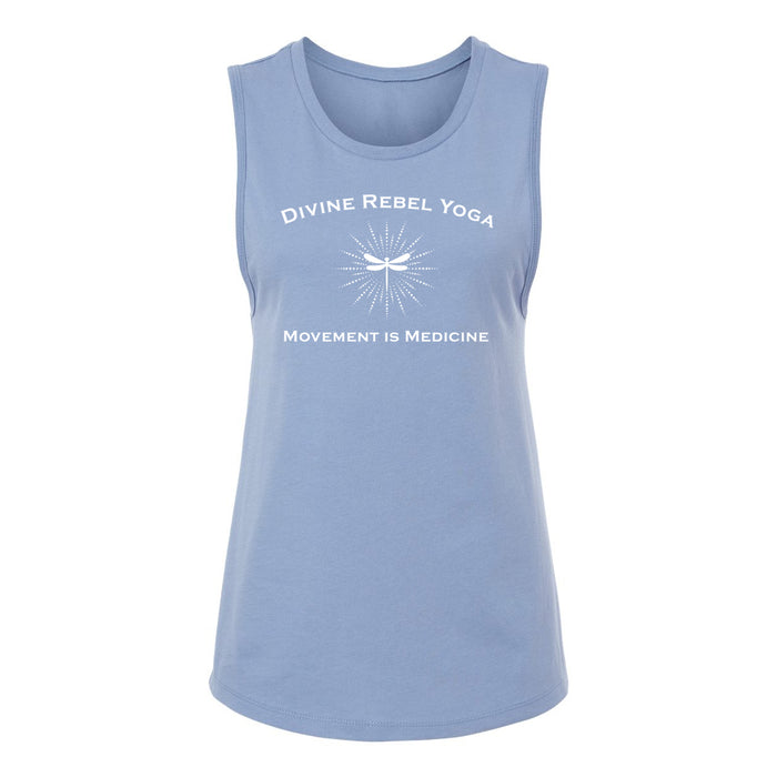 Divine Rebel Yoga tank - Lavender Blue
