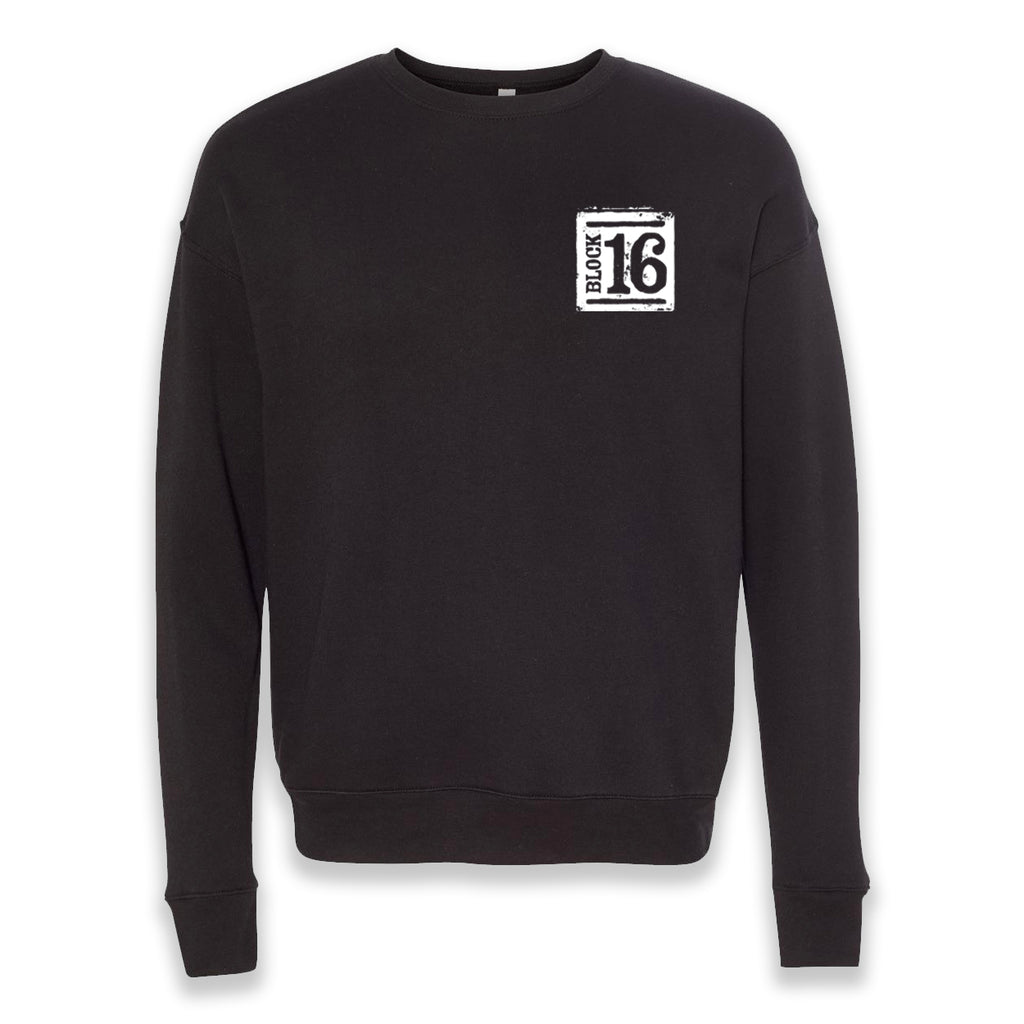 Block 16 - 12 Year Anniversary Crewneck - Black