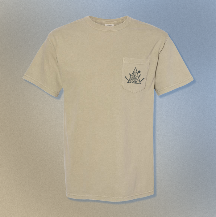 Camping Trees |  Pocket T - Khaki