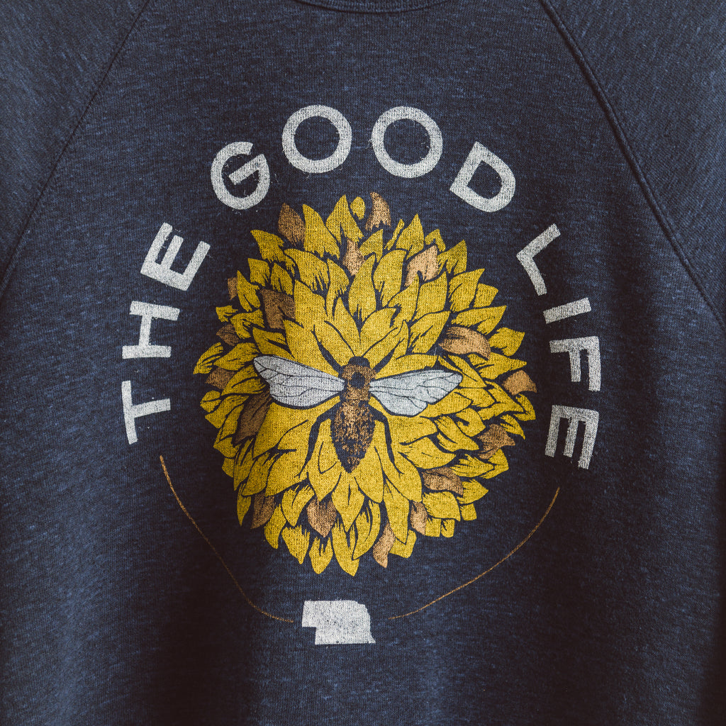 The Good Life Bee | Crewneck Sweatshirt | Blue