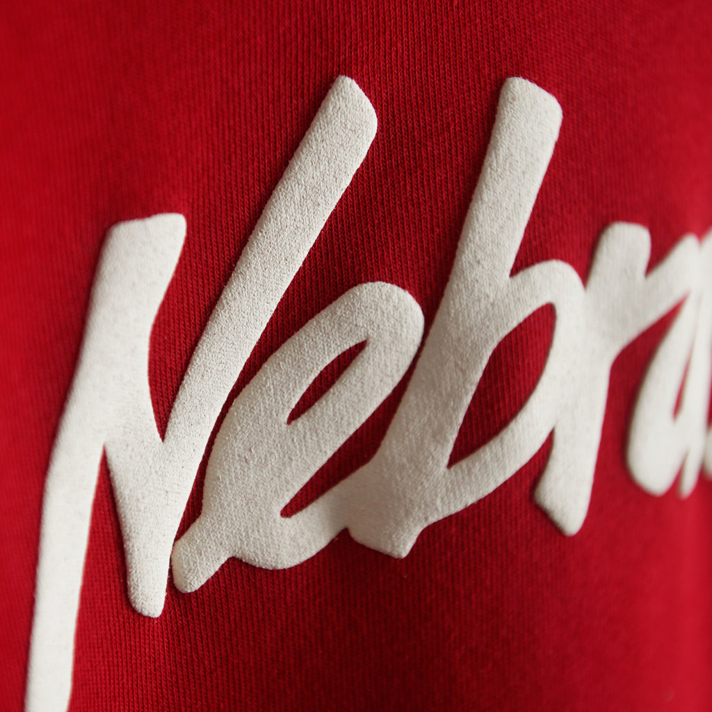 Nebraska Vintage Crewneck - Red