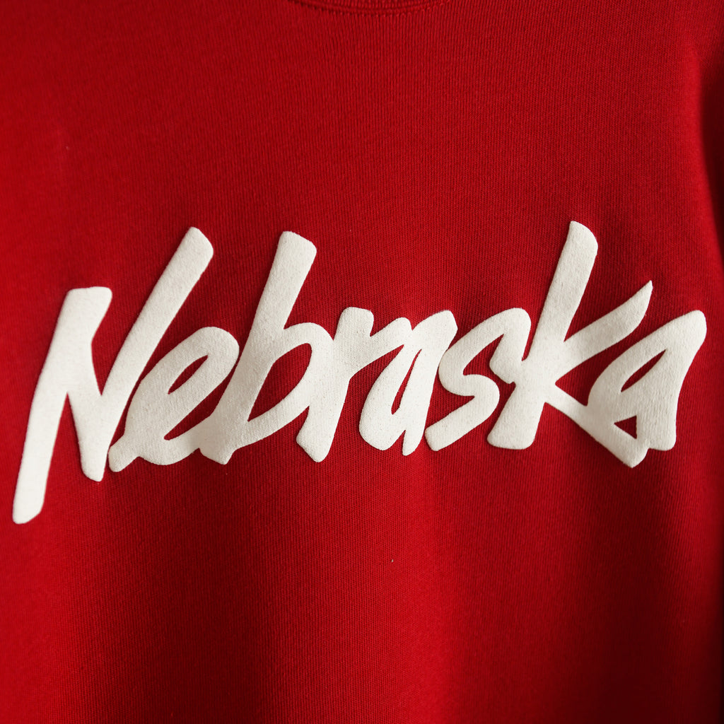 Nebraska Vintage Crewneck - Red