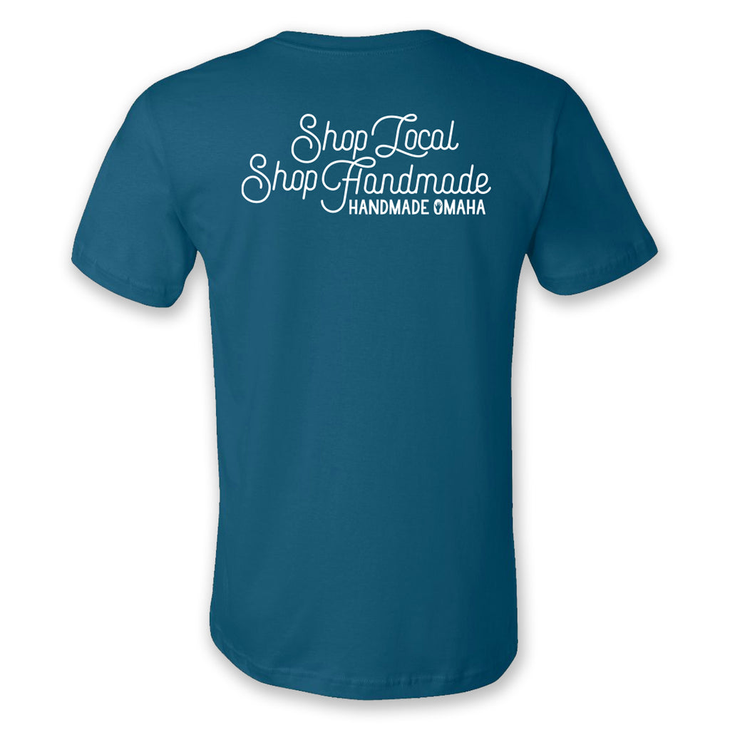 Handmade Omaha Spring Shirt - Deep Teel