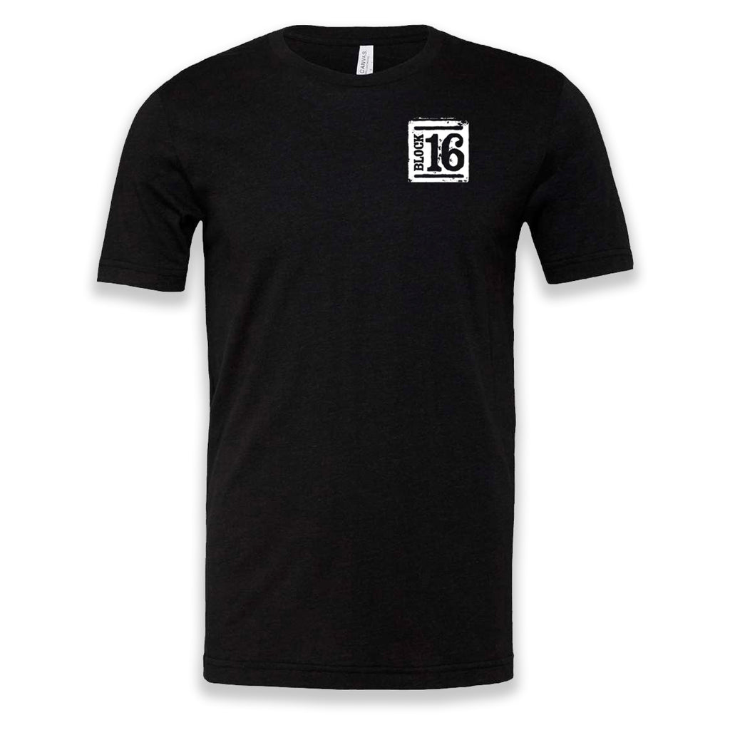 Block 16 - 12 Year Anniversary Shirt - Heather Black