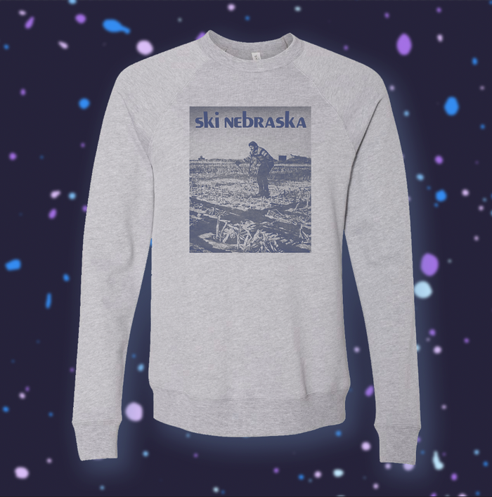 Ski Nebraska | Snow Grey Crewneck