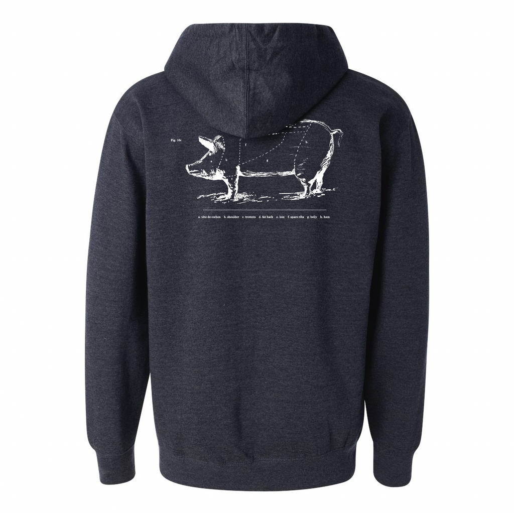Block 16 - Hoodie - Heather Blue